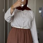 Chemisier Rayé Brown 🐻