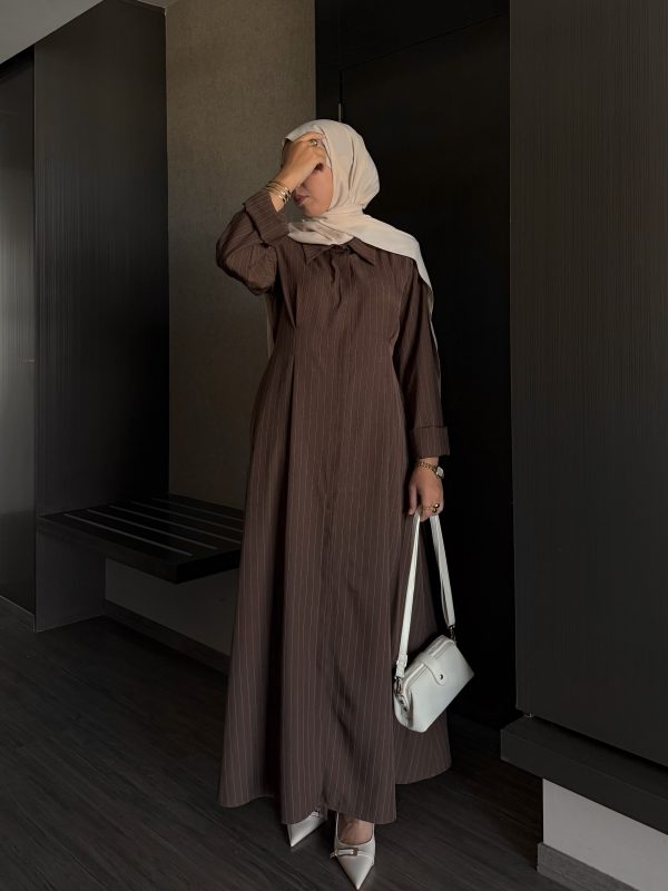 Maxi Chemise Classique- Marron 🤎