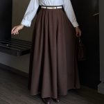 Jupe Classique- Marron chocolat