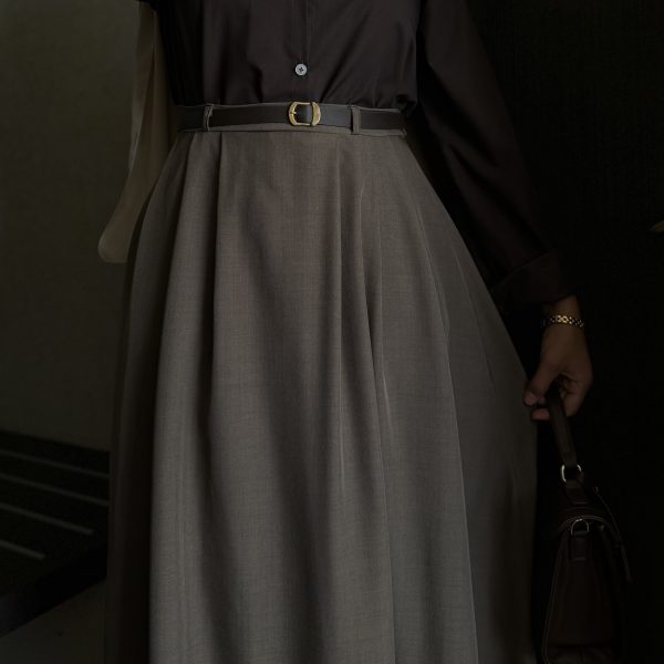 Jupe Classique- Gris cendré