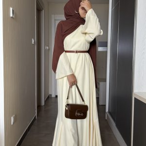 Robe sirène - Jaune  ( avec doublure)🤍