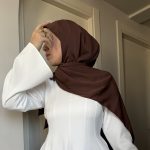 Foulard Medina Marron chocolat