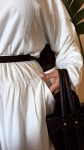 Linen Skirt - White ( Doublée )