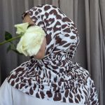 Foulard Léopard Marron