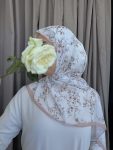 Foulard Fleuri - Beige