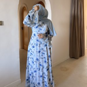 The Blue Floral Dress 🦋