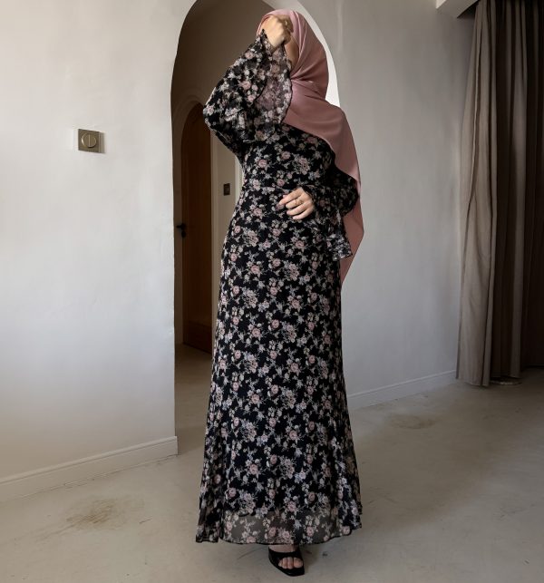 The Black & Pink Floral Dress đź’•