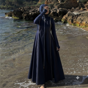 Burkini Baleina Long - Bleu Nuit