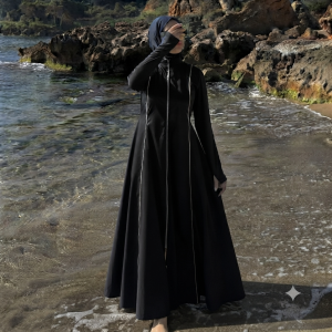 Burkini Baleina Long- Noir