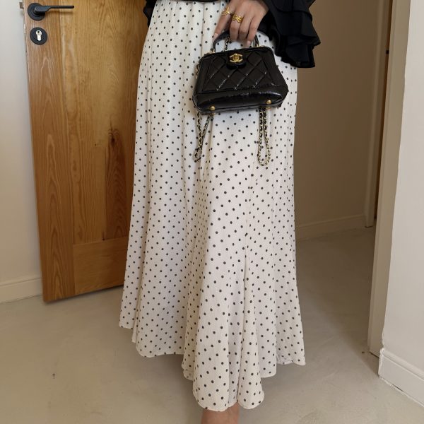 Mademoiselle Polka Skirt 🤍