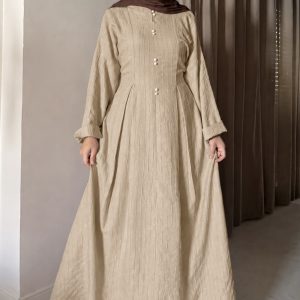 Robe en Lin - Beige 🍨