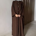 Robe en Lin - Marron đ€