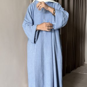 Robe en Lin - Bleue 🦋