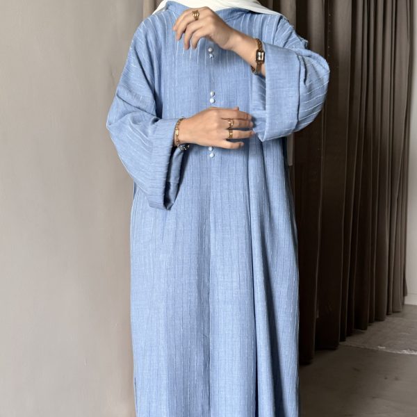 Robe en Lin - Bleue 🦋