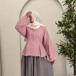 Stripped Linen Blouse - Pink đź’—